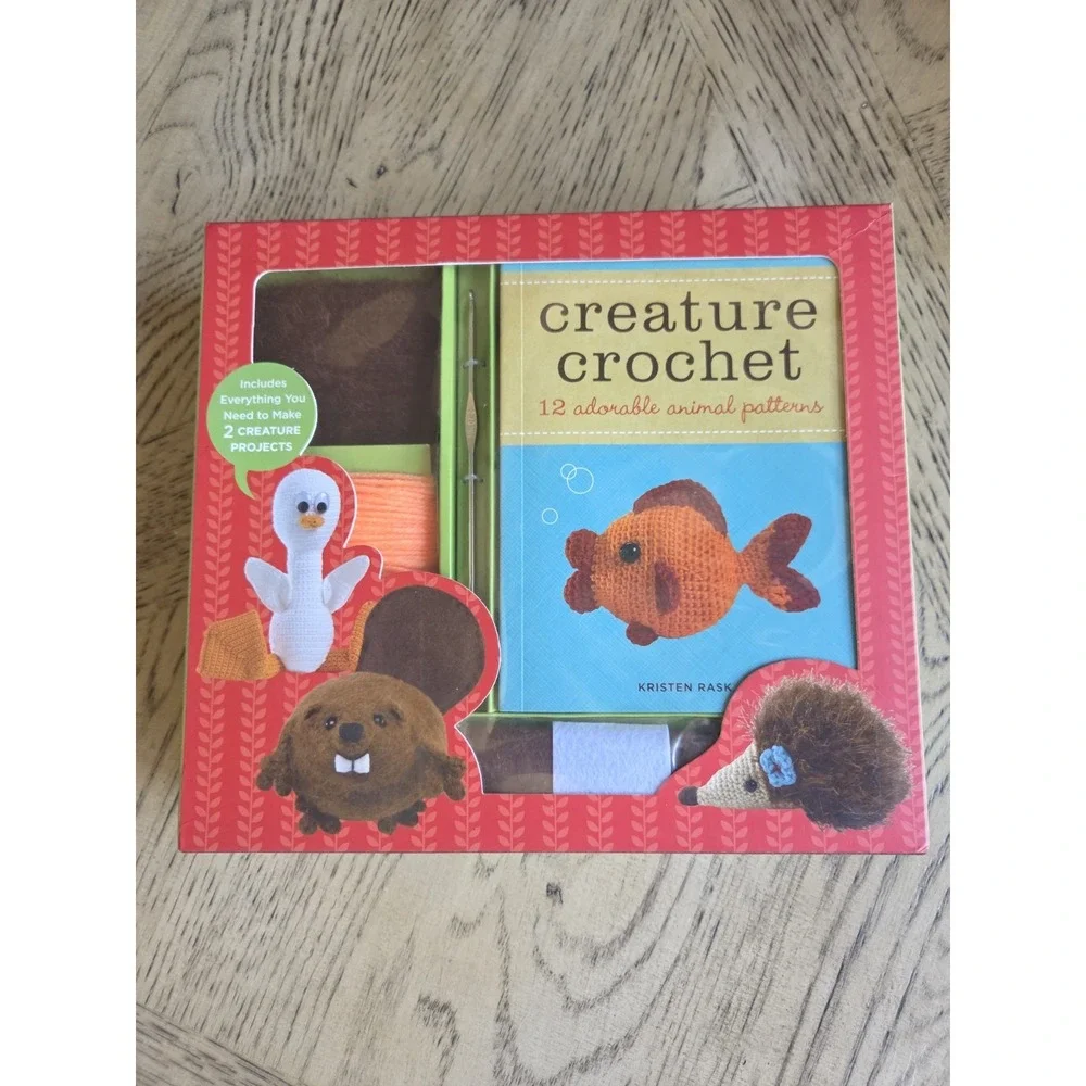 Creature Crochet Kit 12 Adorable Animal Patterns DIY Crafts New Crochet Kit